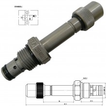 Клапан SA/NC Ø12,7mm 3/4UNF (под катушку 13х39)